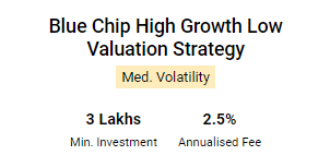 Blue Chip High Growth Low Valuation Strategy