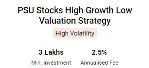 PSU Stocks High Growth Low Valuation Strategy